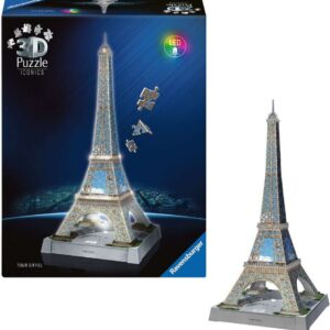 Iconics 3D Eiffel Tower Night Ed. 216 pc