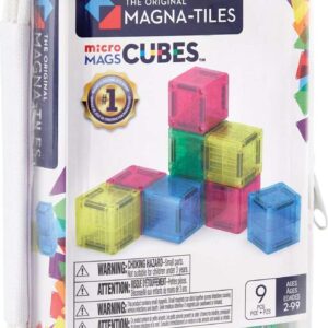 MAGNA-TILES microMAGS Cubes 9-Piece Set