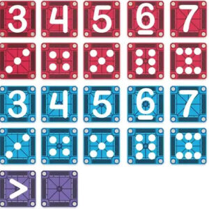 Magna Tiles microMAGS LEARN Numbers