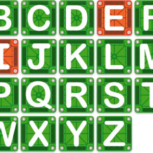 Magna Tiles microMAGS LEARN Letters