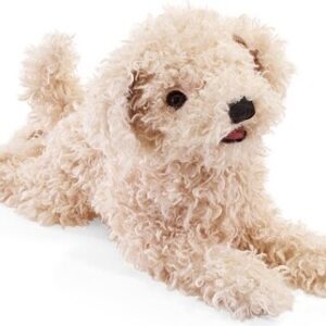 White Poodle Puppy Hand Puppet
