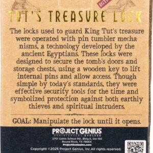 Tut's Treasure Lock