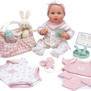 Bonbebe Feel My Heartbeat Baby Doll Deluxe Bundle 16 Piece Set St