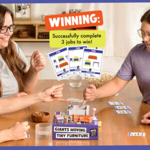 Giants Moving Tiny Furniture Party Game