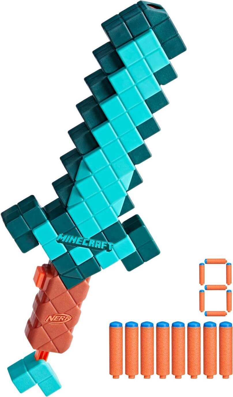 NERF Minecraft Diamond Sword