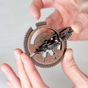 True Genius Roman Water Clock Metal Puzzle