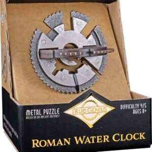 True Genius Roman Water Clock Metal Puzzle